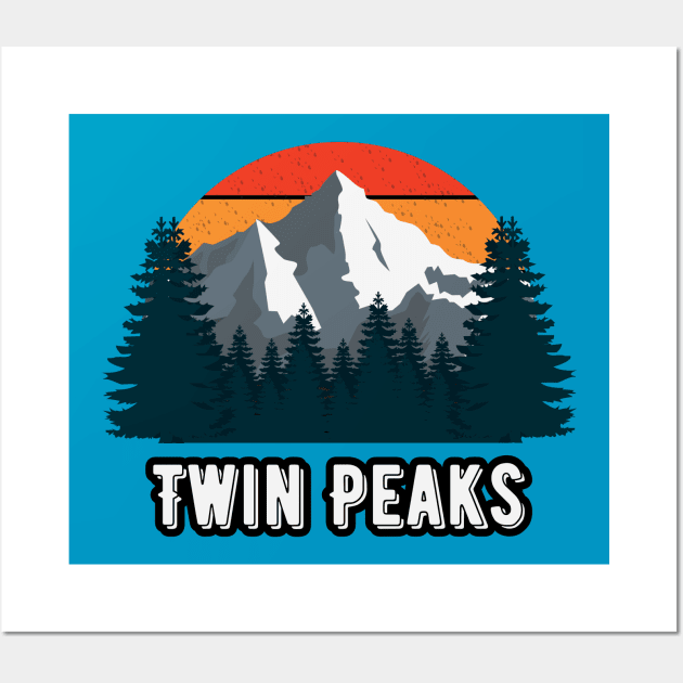 Twin Peaks Wall Art by Canada Cities